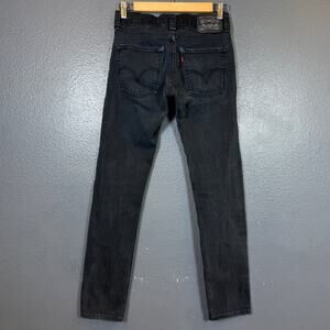 Levi’s 28/30 women’s black denim jeans 511 skinny vintage pants y2k